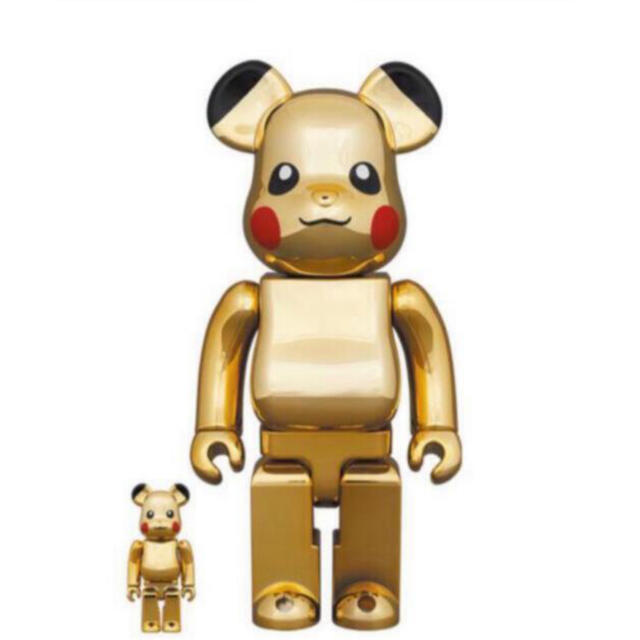 BE@RBRICK ピカチュウ GOLD CHROME Ver