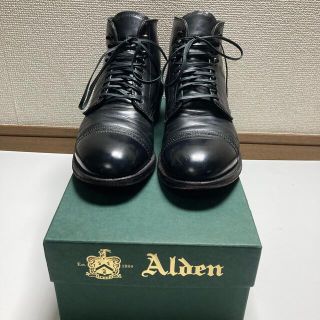 オールデン(Alden)のオールデン キャップトゥブーツ 86003H キッドスキン サイズ8.5D(ブーツ)