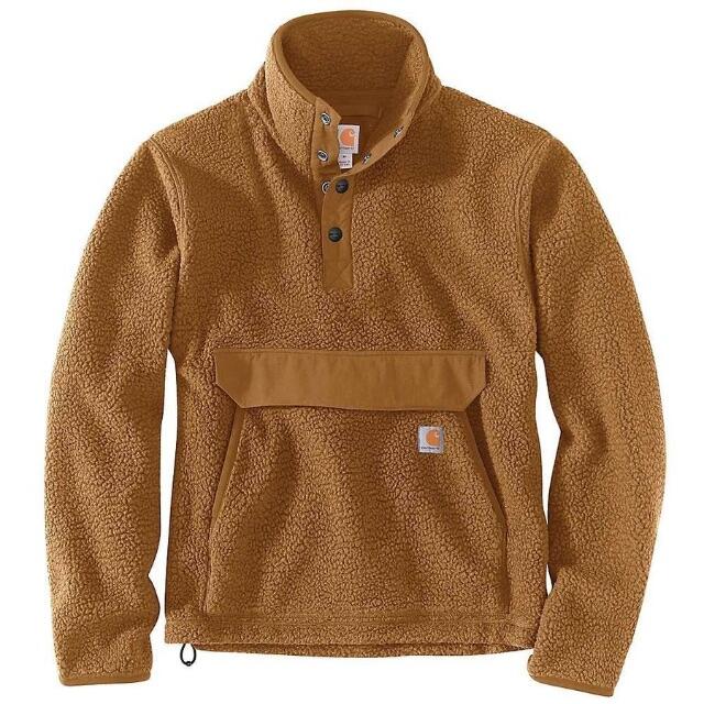 カーハート　フリース・プルオーバー　茶　M　＊最新作＊新品　Carhartt