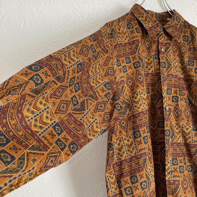 90s ヴィンテージ USED レトロ 古着 Diorネクタイシャツ-