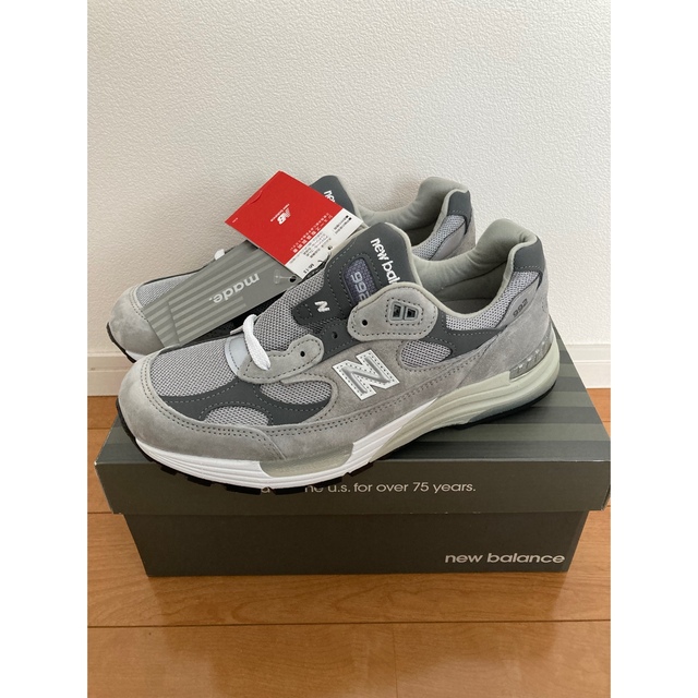 New Balance - new balance 992 グレー 新品未使用 26.5cmの通販 New Balance - new balance 992 グレー 新品未使用 26.5cmの通販