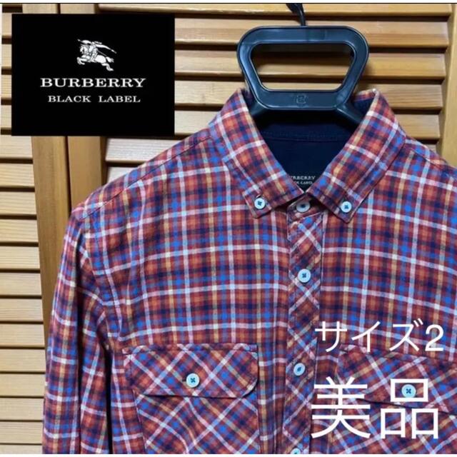 BURBERRY BLACK LABEL(バーバリーブラックレーベル)の【美品】バーバリーブラックレーベル チェックシャツ 長袖 メンズのトップス(シャツ)の商品写真