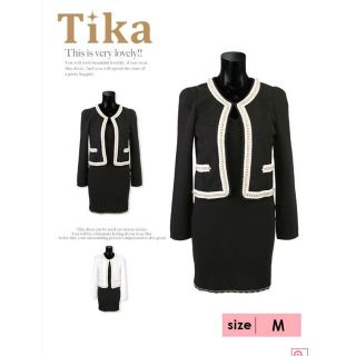 デイジーストア(dazzy store)のtika キャバドレス　ボレロワンピースセット(ミニドレス)