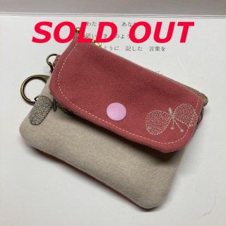 ミナペルホネン(mina perhonen)のミナペルホネン ハンドメイド ミニ財布 小銭入れ(財布)