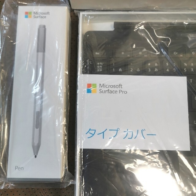 Surface Pro 7 プラチナ タイプカバー サーフェスペン 新品 未開封