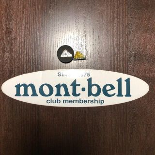 モンベル(mont bell)のモンベルステッカー&ピンバッジ2種(その他)