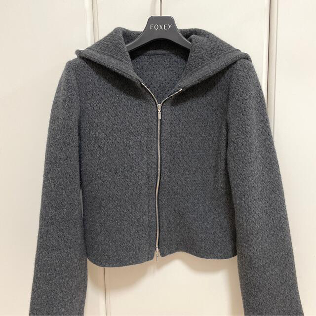 FOXEY フォクシー カシミヤ パーカー カーディガン コート レディース トップス