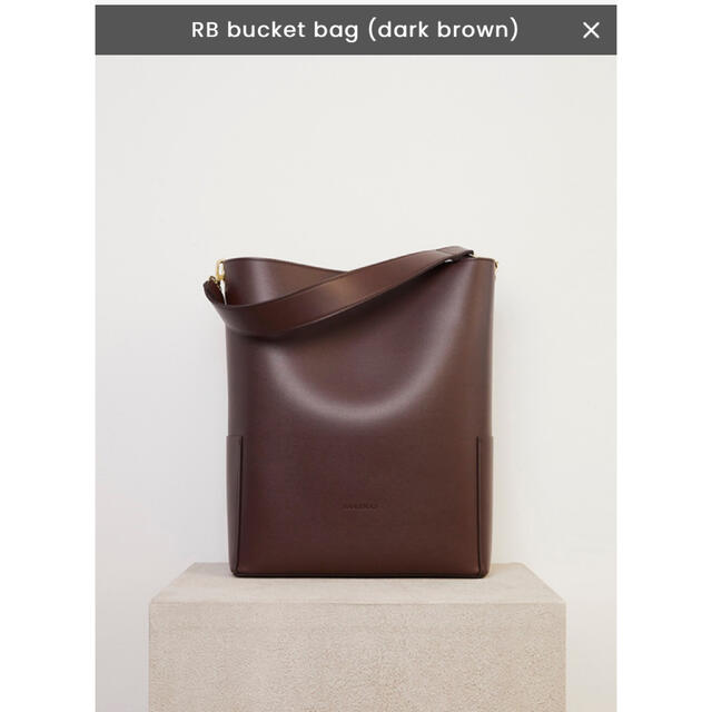 【RANDEBOO】bucket bag (dark brown)