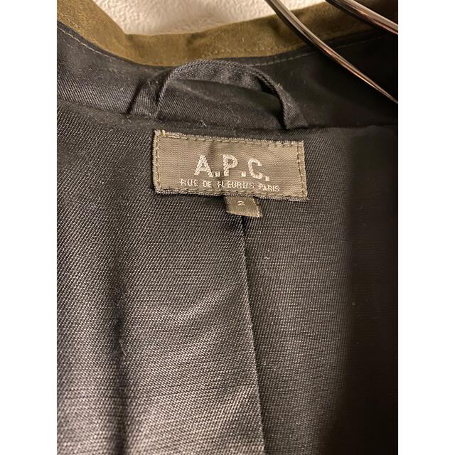 A.P.C(アーペーセー)の【超希少】重さ◎A.P.C アーペーセー　トレンチコート　メンズコート　カーキ メンズのジャケット/アウター(トレンチコート)の商品写真