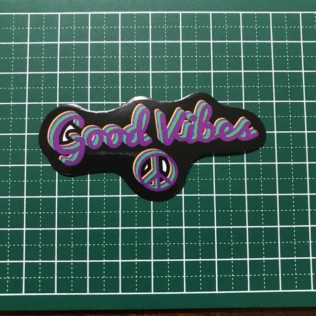 防水ステッカー014 グッドヴァイブス 防水ステッカー GOOD ヴァイブス