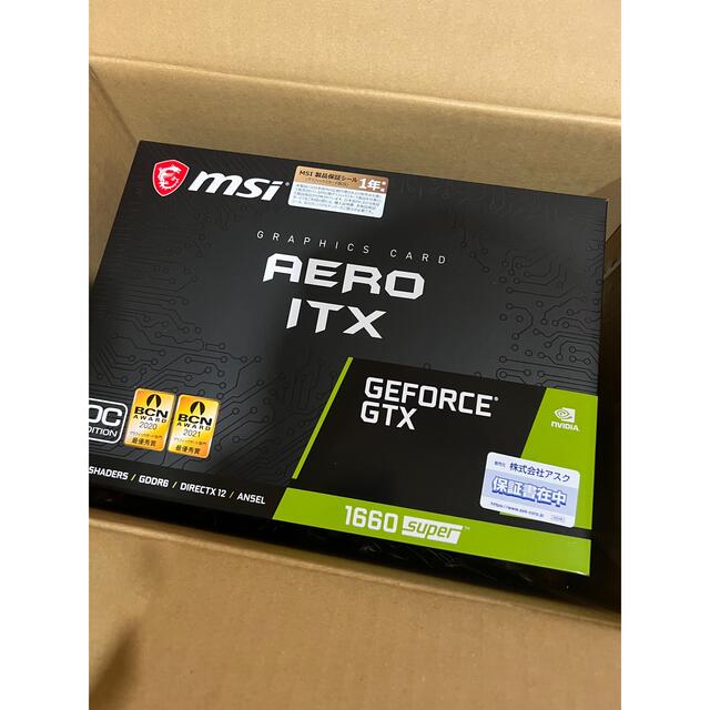 MSI GeForce GTX 1660 SUPER AERO ITX OC20191029シリーズ世代