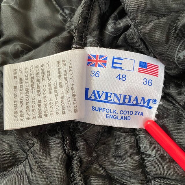 LAVENHAM(ラベンハム)のLAVENHAM ラベンハム キルティングジャケット 襟コーデュロイ 美中古 メンズのジャケット/アウター(ブルゾン)の商品写真