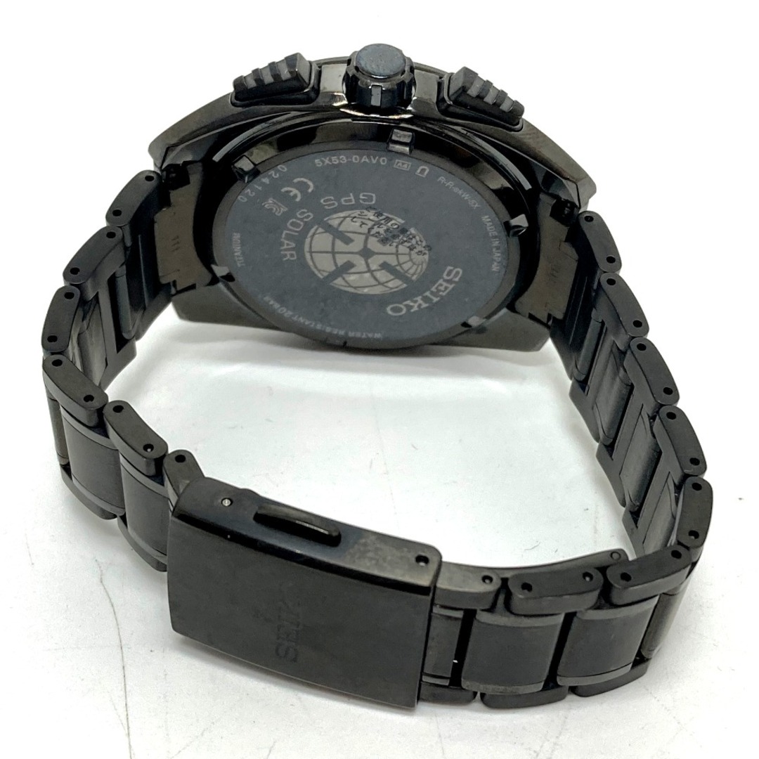 セイコー SEIKO デイデイト GPS SBXC069/5X53-0AV0 アストロン グローバルライン ソーラー電波 腕時計 チタン ブラック