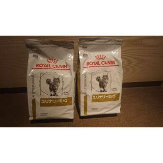 ロイヤルカナン(ROYAL CANIN)のロイヤルカナン 猫用 ユリナリーS/O  ドライ4kg ×２(ペットフード)