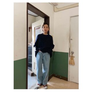 ワンエルディーケーセレクト(1LDK SELECT)の≪最終お値下げ≫One-tuck Wide Tapered Pants (デニム/ジーンズ)