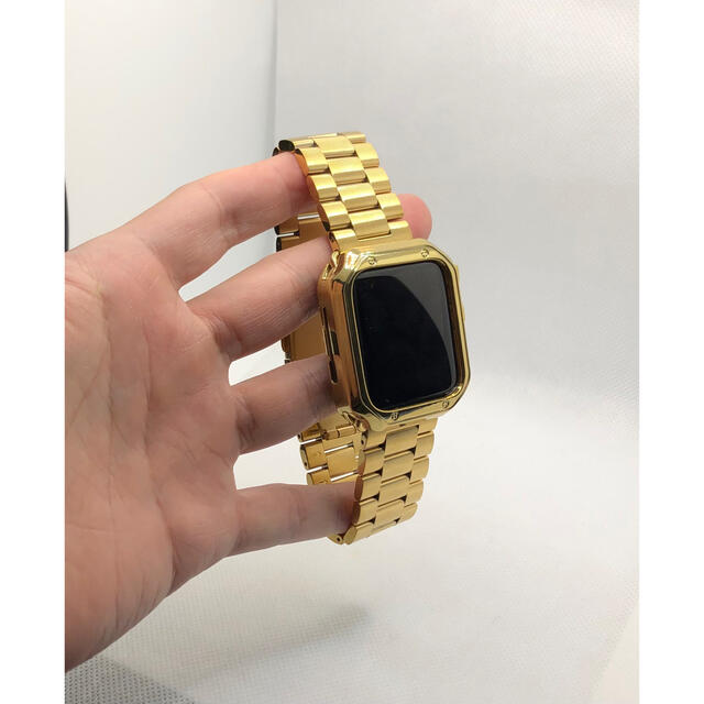 S金2★アップルウォッチバンド リンクブレスレットベルト Apple Watch メンズの時計(金属ベルト)の商品写真