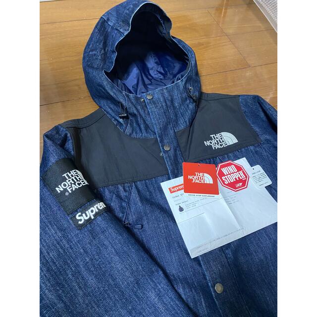 Supreme(シュプリーム)のSupreme NORTH FACE Denim Dot Shot Jacket メンズのジャケット/アウター(マウンテンパーカー)の商品写真