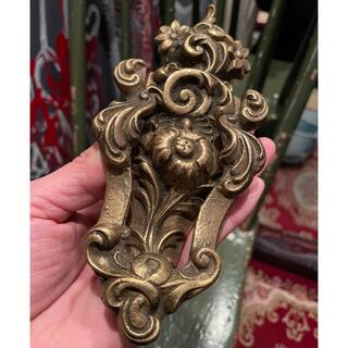 ＊ 希少‼️Antique ITALY 真鍮 ドアノッカー ドアノック ＊(インテリア雑貨)