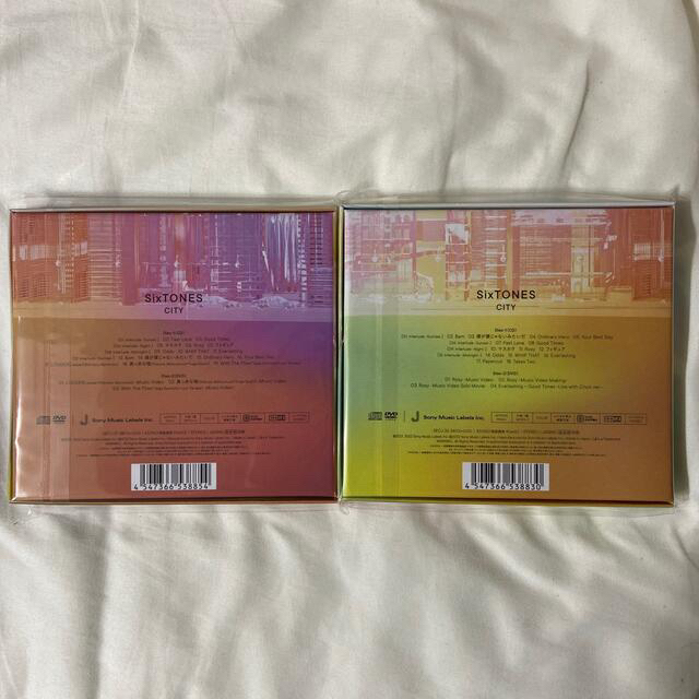 匿名配送　SixTONES CITY アルバム　初回A/B DVD 1
