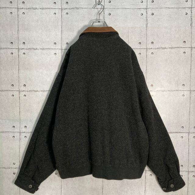 WOOLRICH(ウールリッチ)の【超希少】80年代 Woolrich/ウールリッチ スエード 切替 USA製 L メンズのジャケット/アウター(ブルゾン)の商品写真