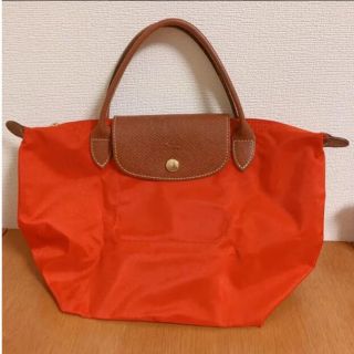 ロンシャン(LONGCHAMP)のロンシャン♡トートバッグ♡オレンジ(トートバッグ)