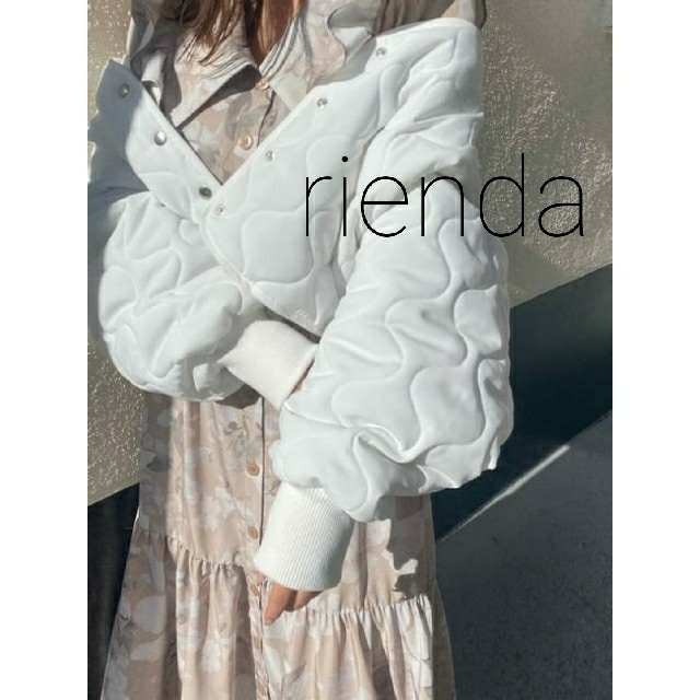 rienda(リエンダ)の新品 rienda キルティングライトルーズJK レディースのジャケット/アウター(ノーカラージャケット)の商品写真