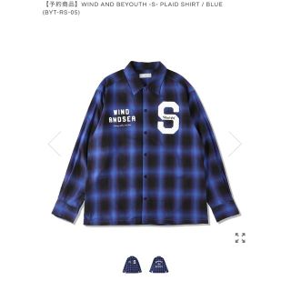 シー(SEA)のwind and sea BEYOUTH-S-Plaid Shirt(Tシャツ/カットソー(七分/長袖))