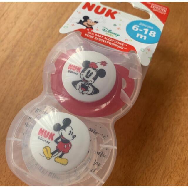 Disney(ディズニー)のお値下げ！新品おすすめ★NUK★ディズニーコラボ おしゃぶり 6-18ヶ月 キッズ/ベビー/マタニティの授乳/お食事用品(その他)の商品写真