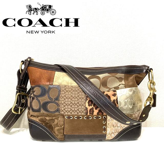 【レア】COACH☆パッチワーク ショルダーバッグ