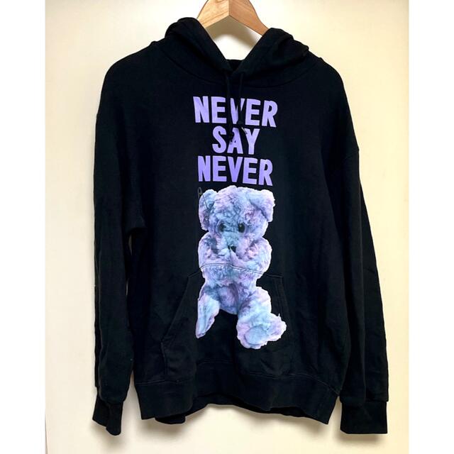MILKBOY NEVER SAY NEVER HOODIE パーカー L クマ - パーカー
