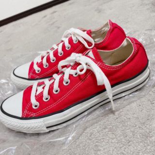 コンバース(CONVERSE)のコンバース 赤 レッド 24cm CONVERSE(スニーカー)