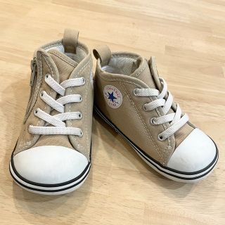 コンバース(CONVERSE)のコンバース　converse ベビー　シューズ　ベージュ(スニーカー)