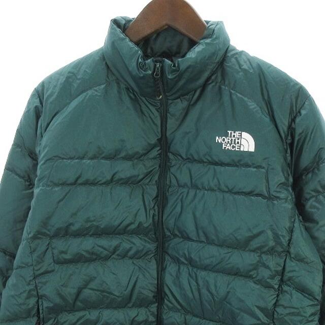 THE NORTH FACE(ザノースフェイス)のザノースフェイス ライトヒートジャケット ダウンジャケット 長袖 ロゴ 緑 L レディースのレディース その他(その他)の商品写真