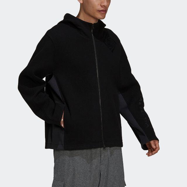 Y-3(ワイスリー)の新品 Y-3 WOOLY FLEECE GRAPHIC FULL ZIP メンズのトップス(パーカー)の商品写真