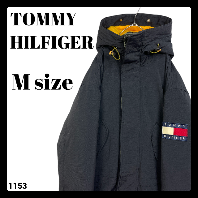 ファッションなデザイン TOMMY HILFIGER - 【高品質】トミーヒルフィガー ダウンジャケット 黒 ブラック Mサイズ ダウンジャケット