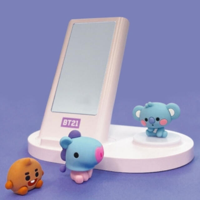 防弾少年団(BTS)(ボウダンショウネンダン)のBT21 KOYA 高速ワイヤレススタンドチャージャー スマホ/家電/カメラのスマートフォン/携帯電話(バッテリー/充電器)の商品写真