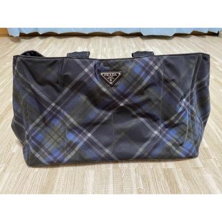 プラダ(PRADA)のプラダ　カナパチェックトートバック　B1872B(トートバッグ)