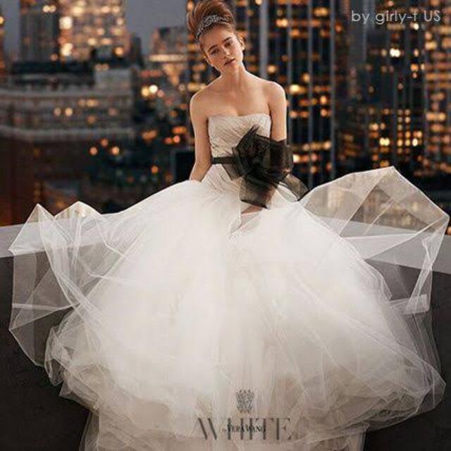 White by Vera Wang ブラックドレス - ウェディング