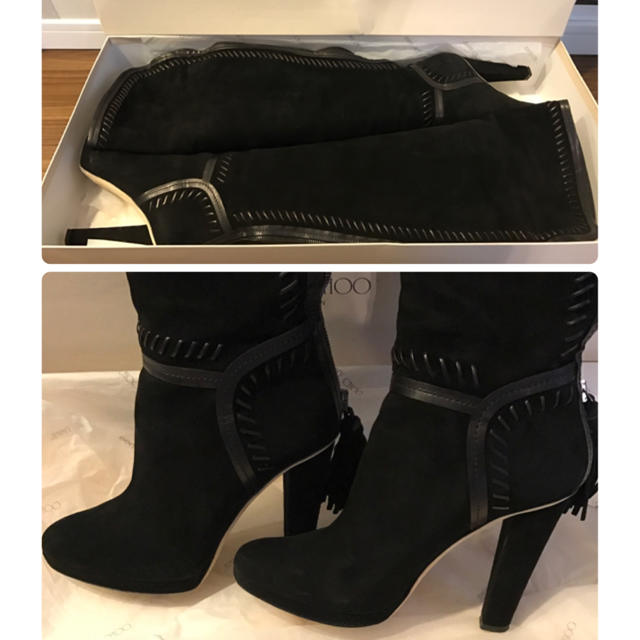 定価の80%offジミーチュウ♡ ニーハイ ブーツ 定価の80%offジミーチュウ♡ ニーハイ ブーツ