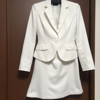 白　スカートスーツ(スーツ)