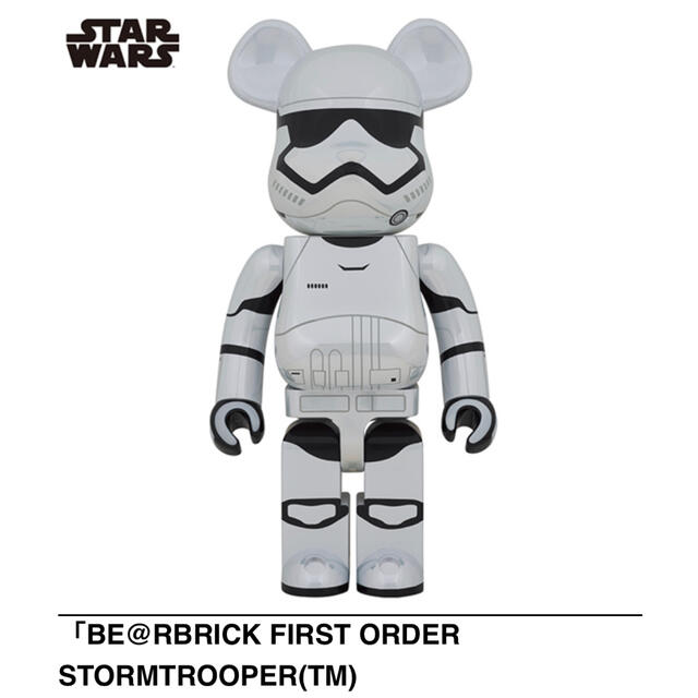 MEDICOM TOY(メディコムトイ)のBE@RBRICK FIRST ORDER STORMTROOPER 1000% エンタメ/ホビーのフィギュア(その他)の商品写真