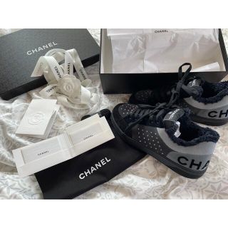 シャネル(CHANEL)のshuheiさま専用です。シャネルCHANEL 異素材限定スニーカー25(スニーカー)