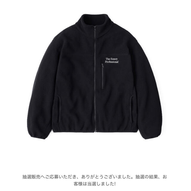 ennoy Polartec Fleece Jacket (BLACK)  L