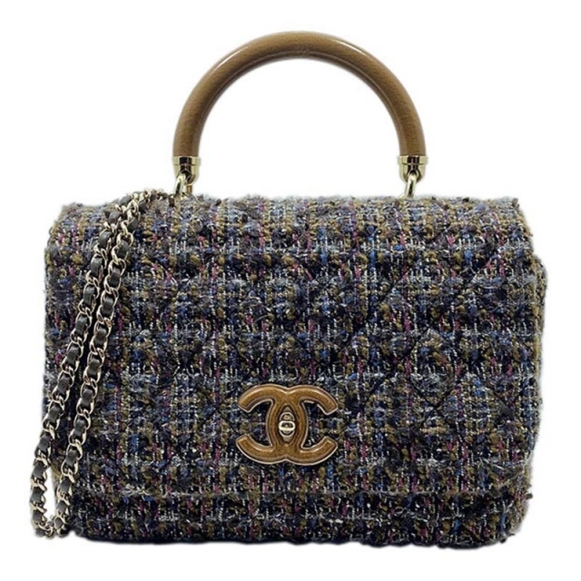 CHANEL(シャネル)のシャネル CHANEL トップハンドル 2WAYバッグ ハンドバッグ 【中古】 レディースのバッグ(ハンドバッグ)の商品写真