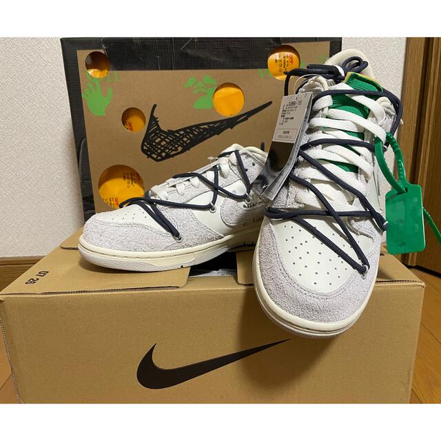NIKE Off-White dunk low lot"20"  27.5cmメンズ