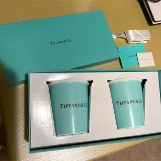 ティファニー(Tiffany & Co.)の箱あり　＋1500円　ティファニー　紙コップ風　Tiffany マグカップ　(グラス/カップ)