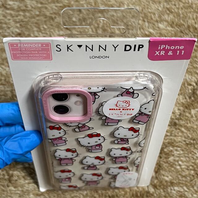 SKINNYDIP(スキニーディップ)のSKINNY DIP×HELLO KITTY(iPhone11.XR対応)新品 スマホ/家電/カメラのスマホアクセサリー(iPhoneケース)の商品写真