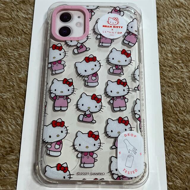 SKINNYDIP(スキニーディップ)のSKINNY DIP×HELLO KITTY(iPhone11.XR対応)新品 スマホ/家電/カメラのスマホアクセサリー(iPhoneケース)の商品写真