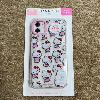 スキニーディップ(SKINNYDIP)のSKINNY DIP×HELLO KITTY(iPhone11.XR対応)新品(iPhoneケース)