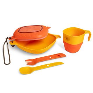 UCO ユーコ　6 Piece Mess kit イエロー/オレンジ(調理器具)